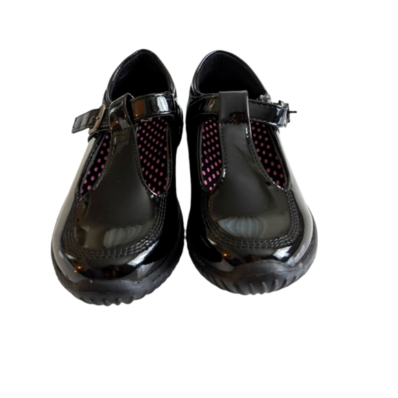 NWOT JABASIC Girls Mary Jane T-Strap School Uniform Flats Shoes Size 13 Black - Picture 3 of 7